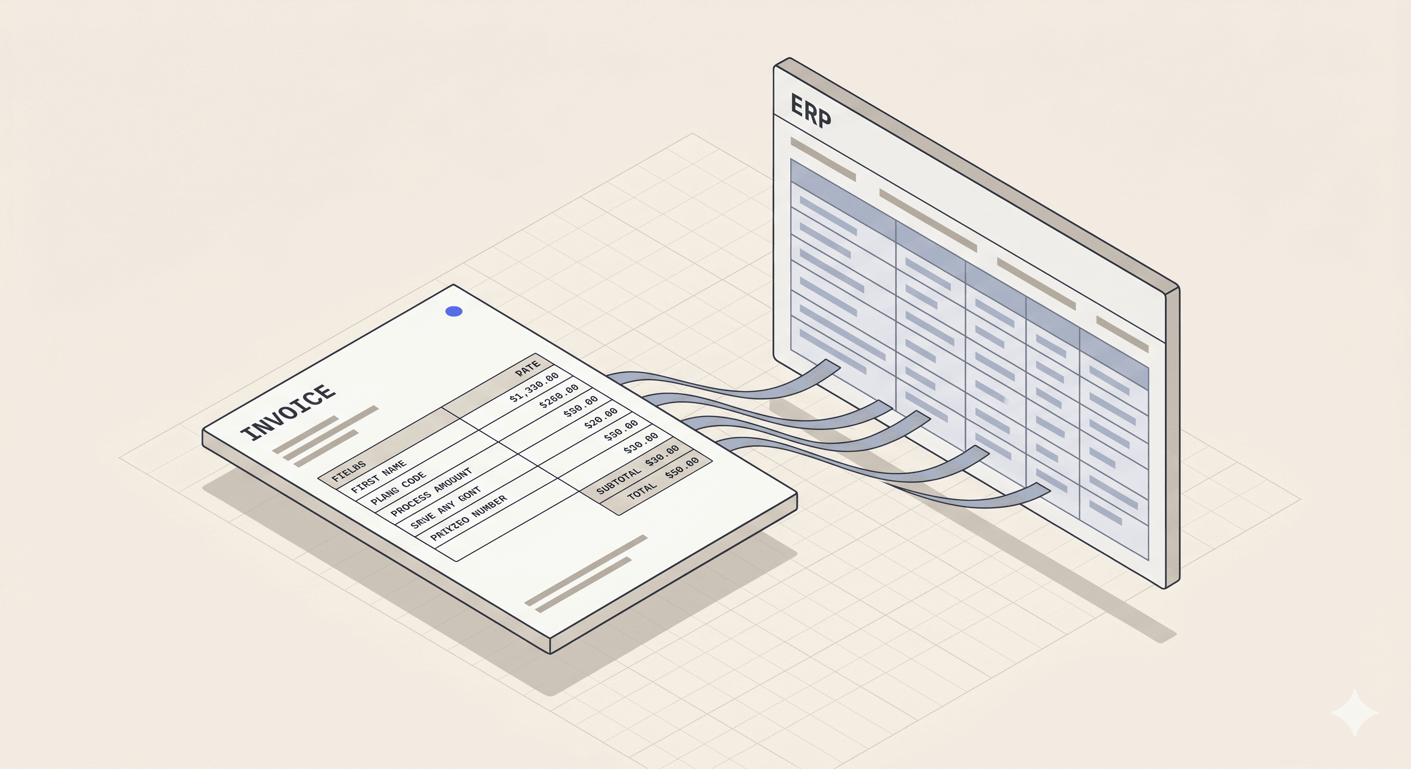 ERP sync and payment scheduling