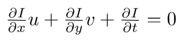 Optical flow equation