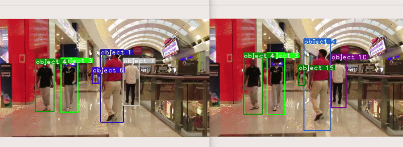 Deepsort in action gif