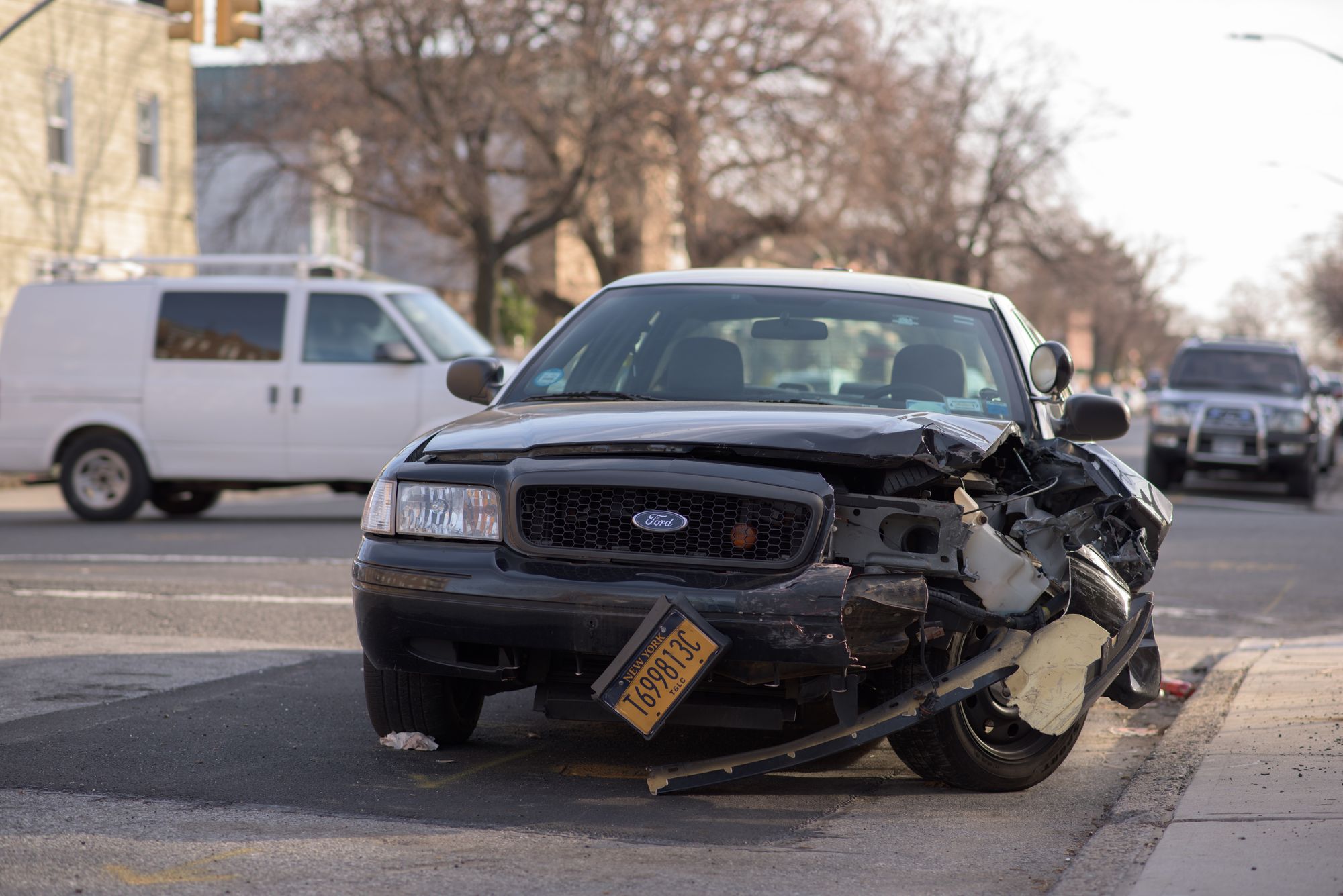 damaged car for insurance