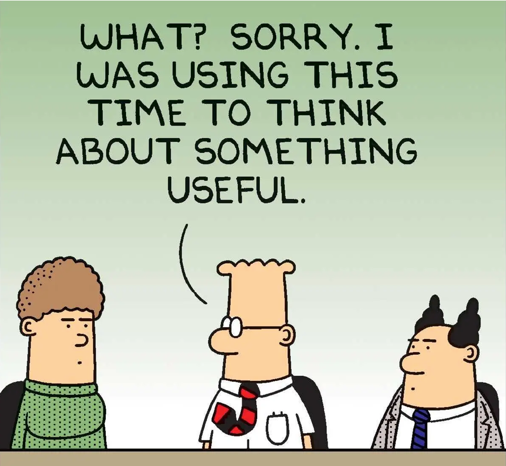 cartoon on employees spending time on unnecessary tasks
