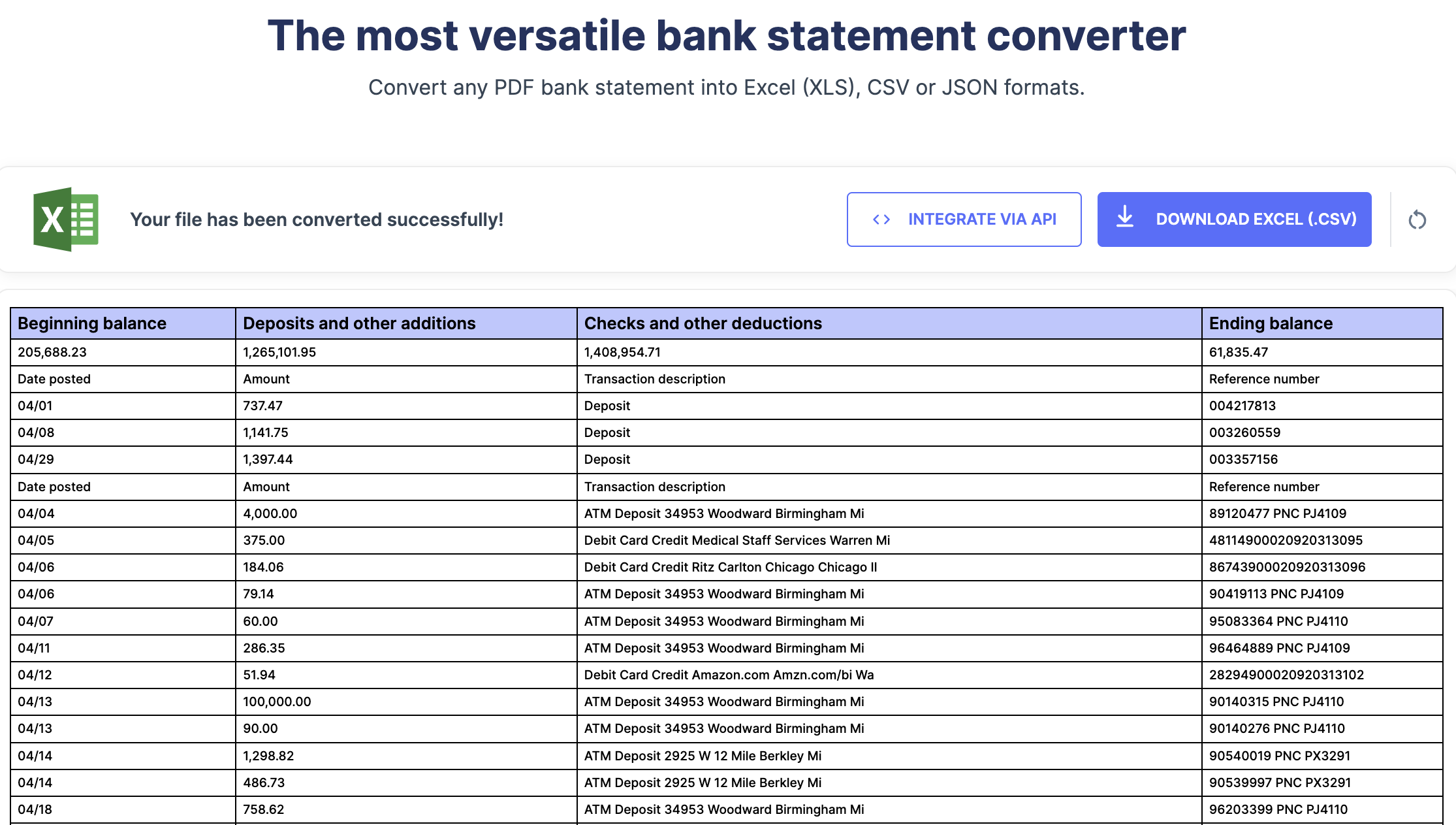 How To Convert A Pdf Bank Statement To Excel Or Csv 9423