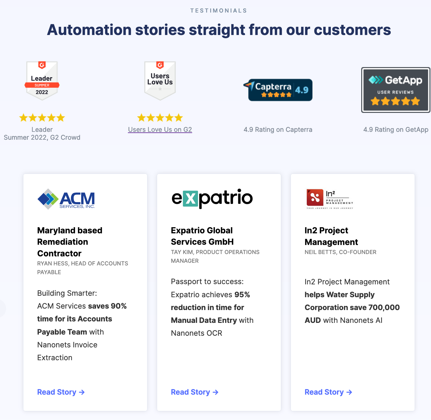 Document automation customer review