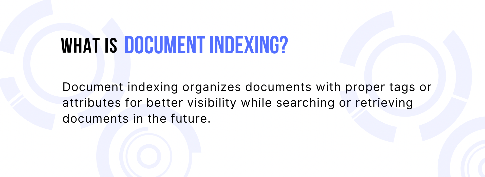 Document indexing definition