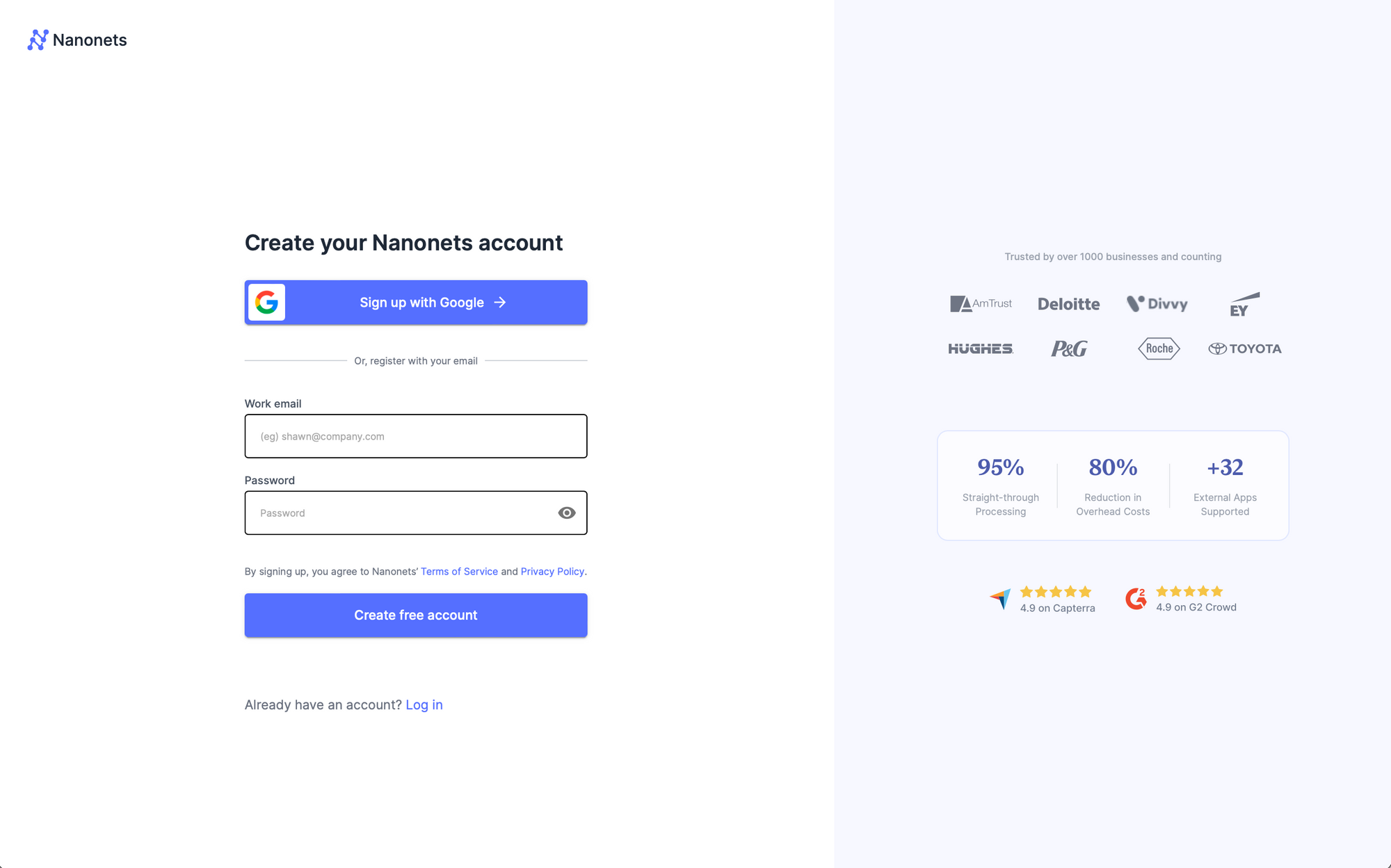 Sign up to Nanonets for automating your email to Google Sheets workflow.