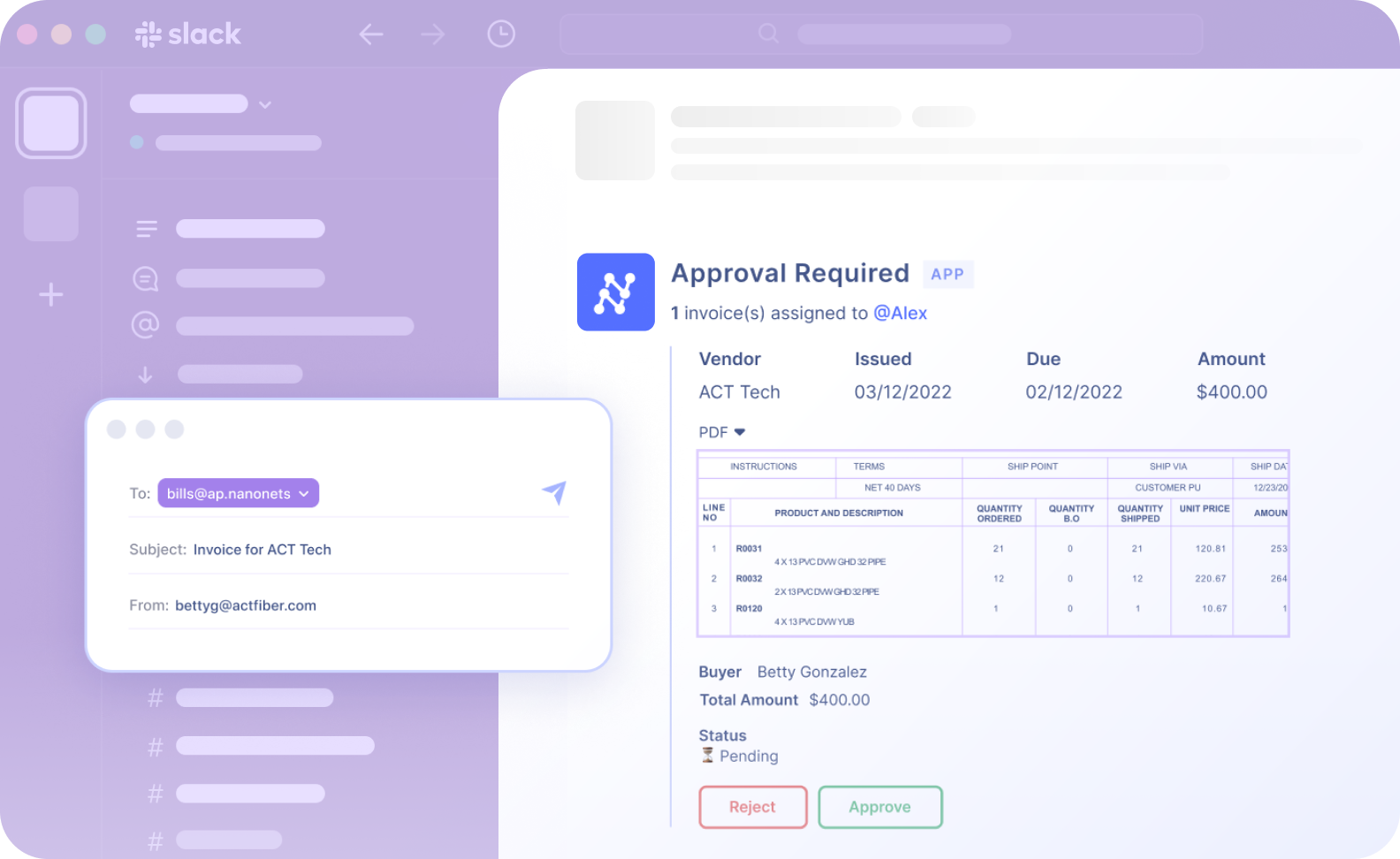 Automate invoice approval with Nanonets