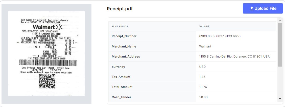 Extract and parse data from sales receipts accurately across currencies and languages