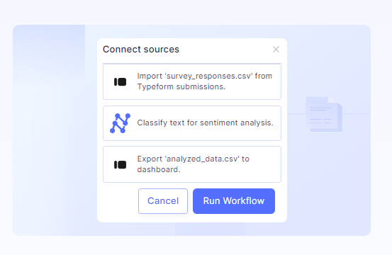 Automatically import form submissions and turn them into meaningful information