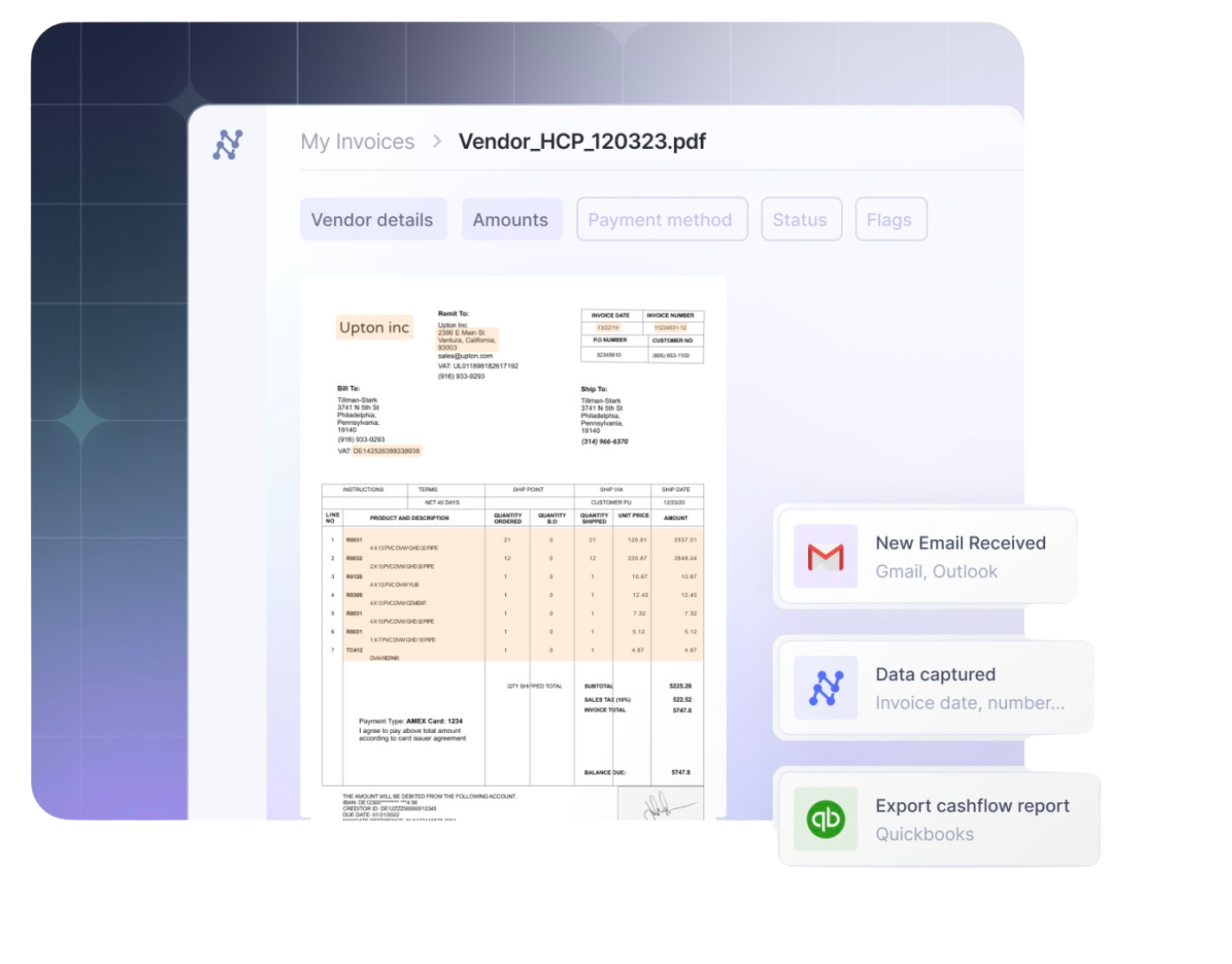 OCR and Invoice Scanning Software for Quickbooks