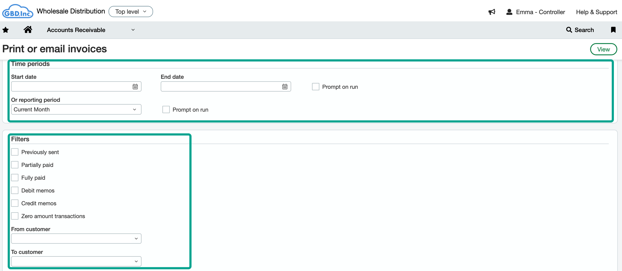 Sage Invoicing