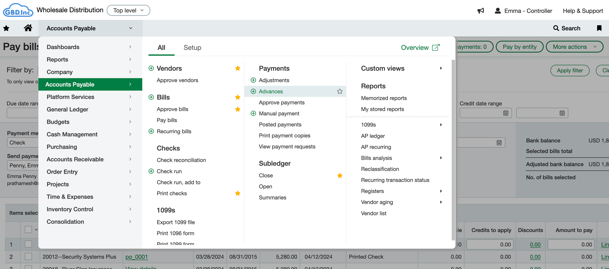 Sage Invoicing