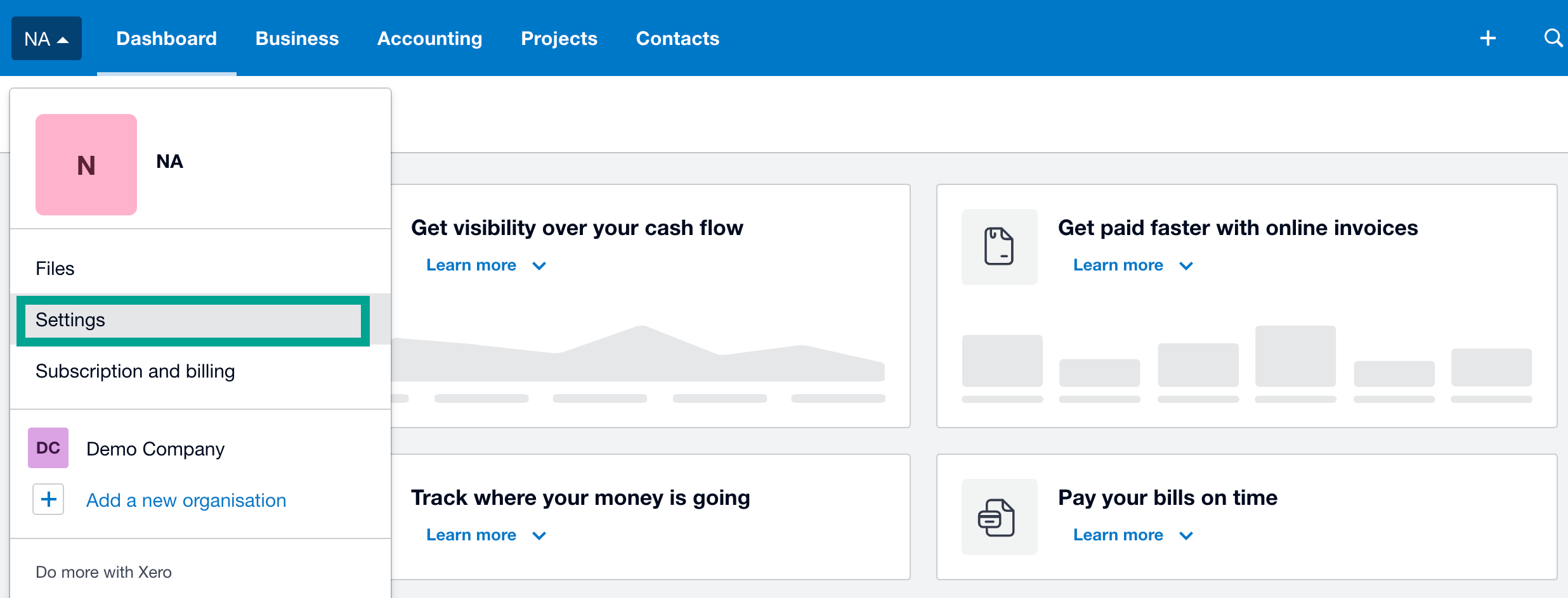 Managing Invoices on Xero