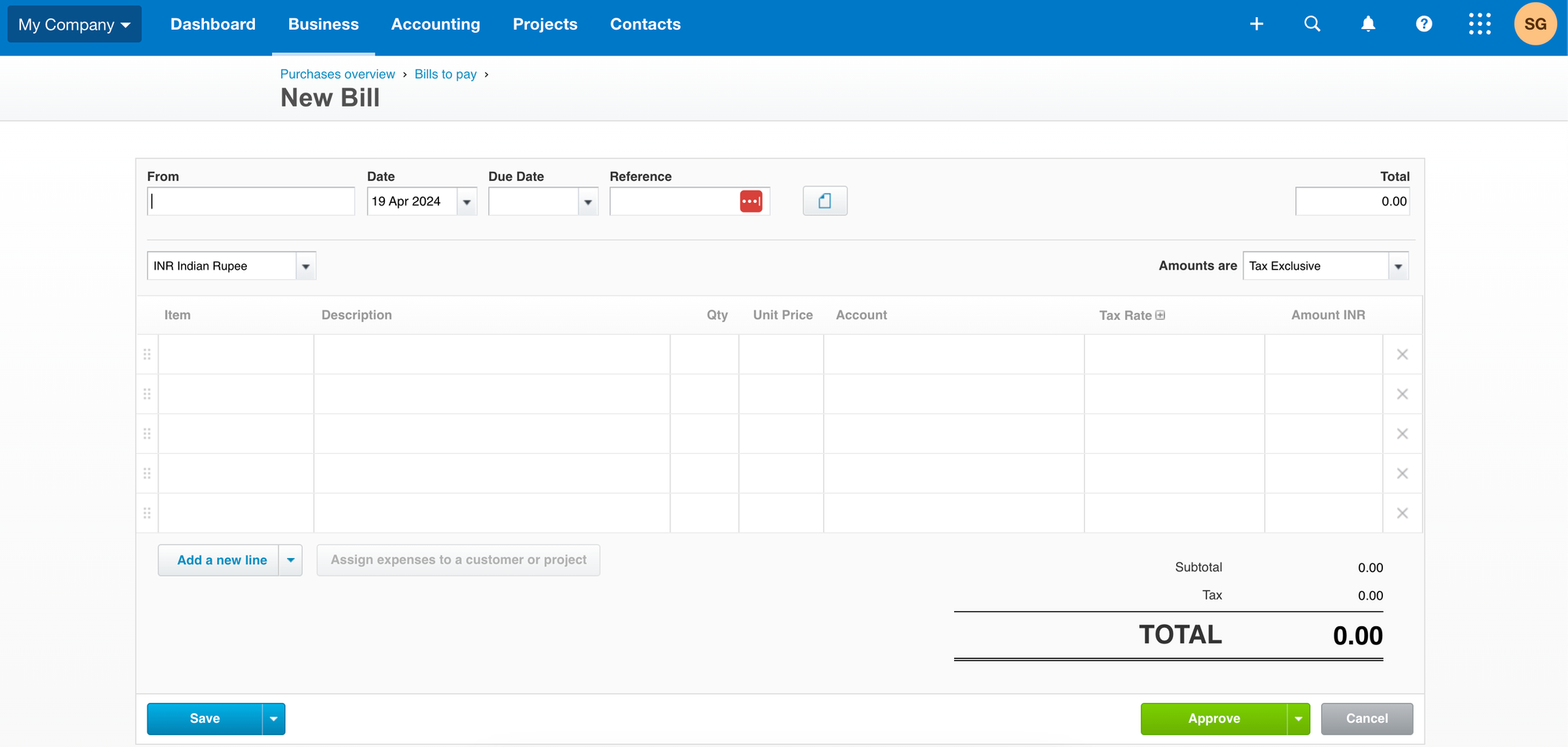 Managing Invoices on Xero