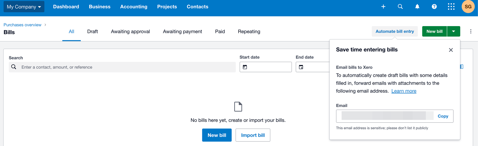 Managing Invoices on Xero