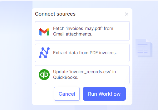 Automate invoice processing with no-code workflows