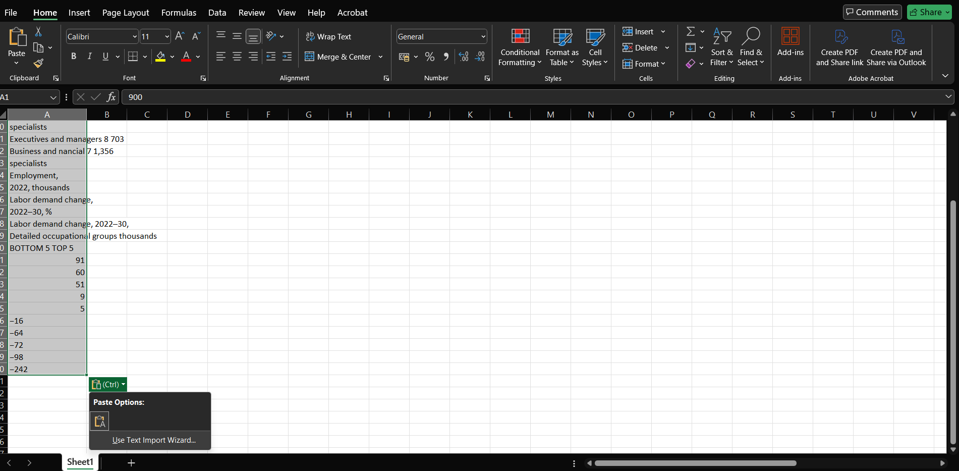 How to copy a table from PDF to Excel: 8 methods explained