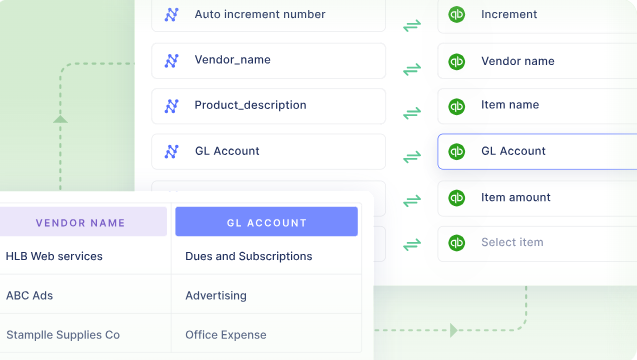 Export and automatically approved data to your accounting software