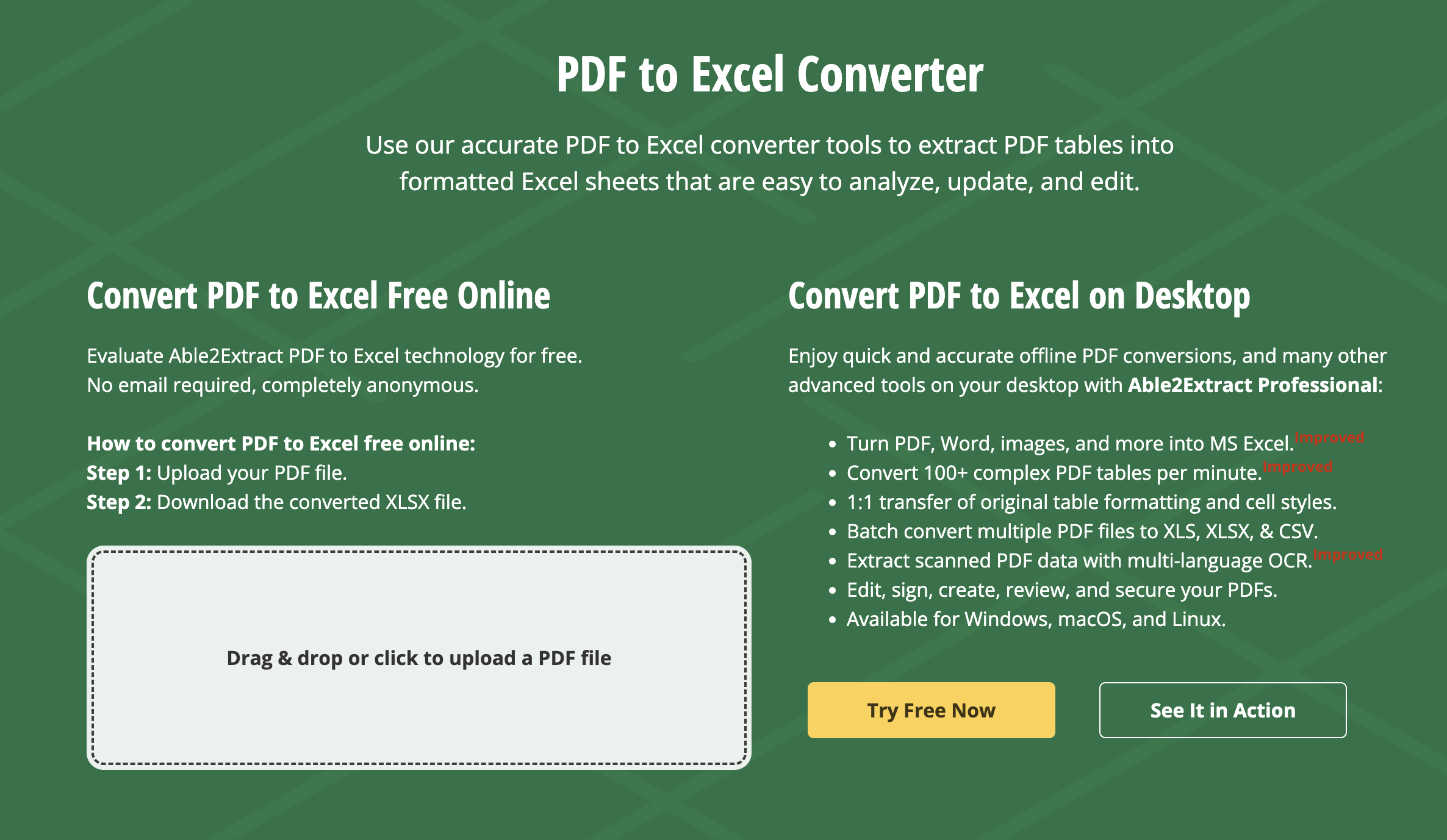 AbletoExtract PDF to Excel Converter - Nanonets