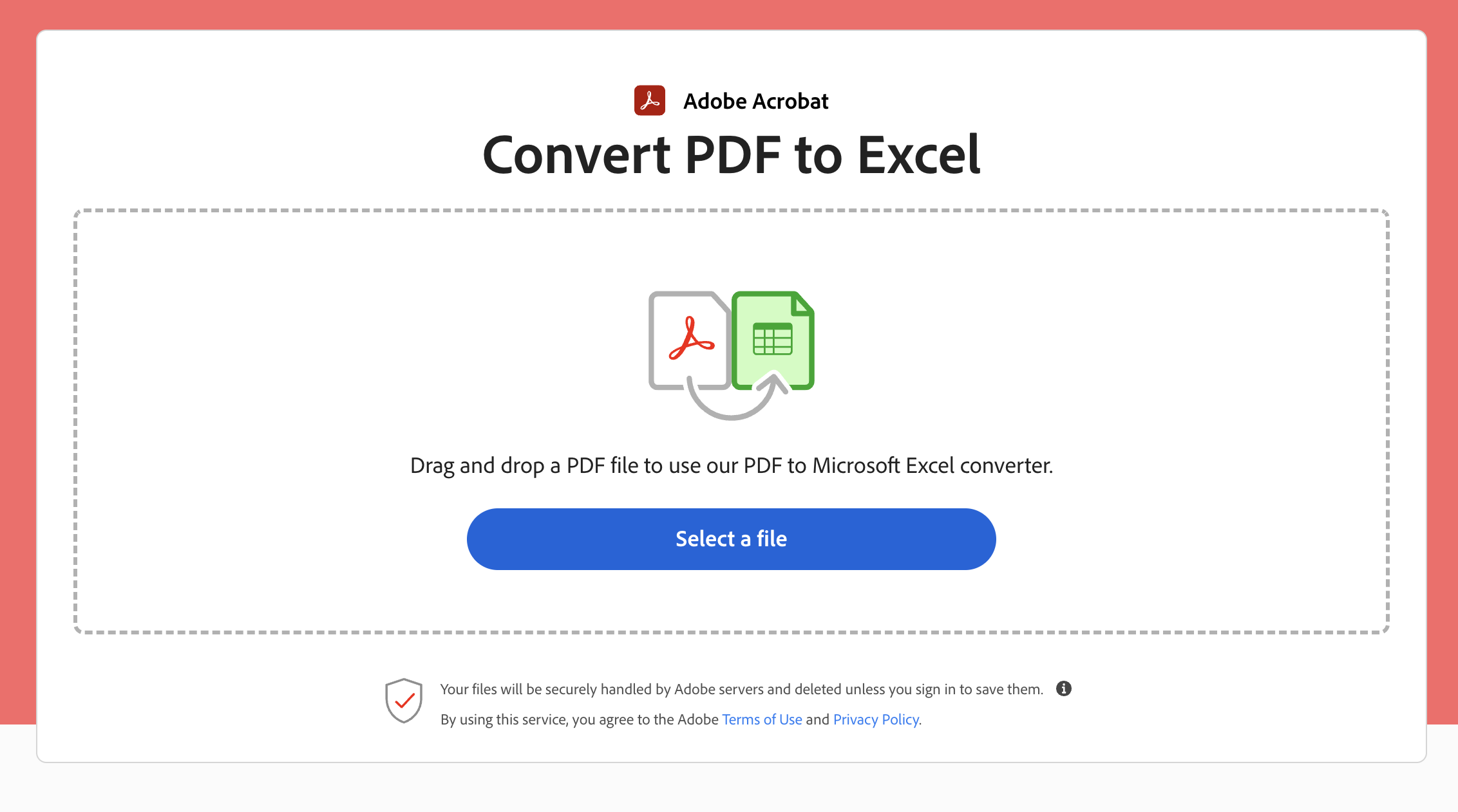 Adobe Acrobat PDF to Excel Converter - Nanonets