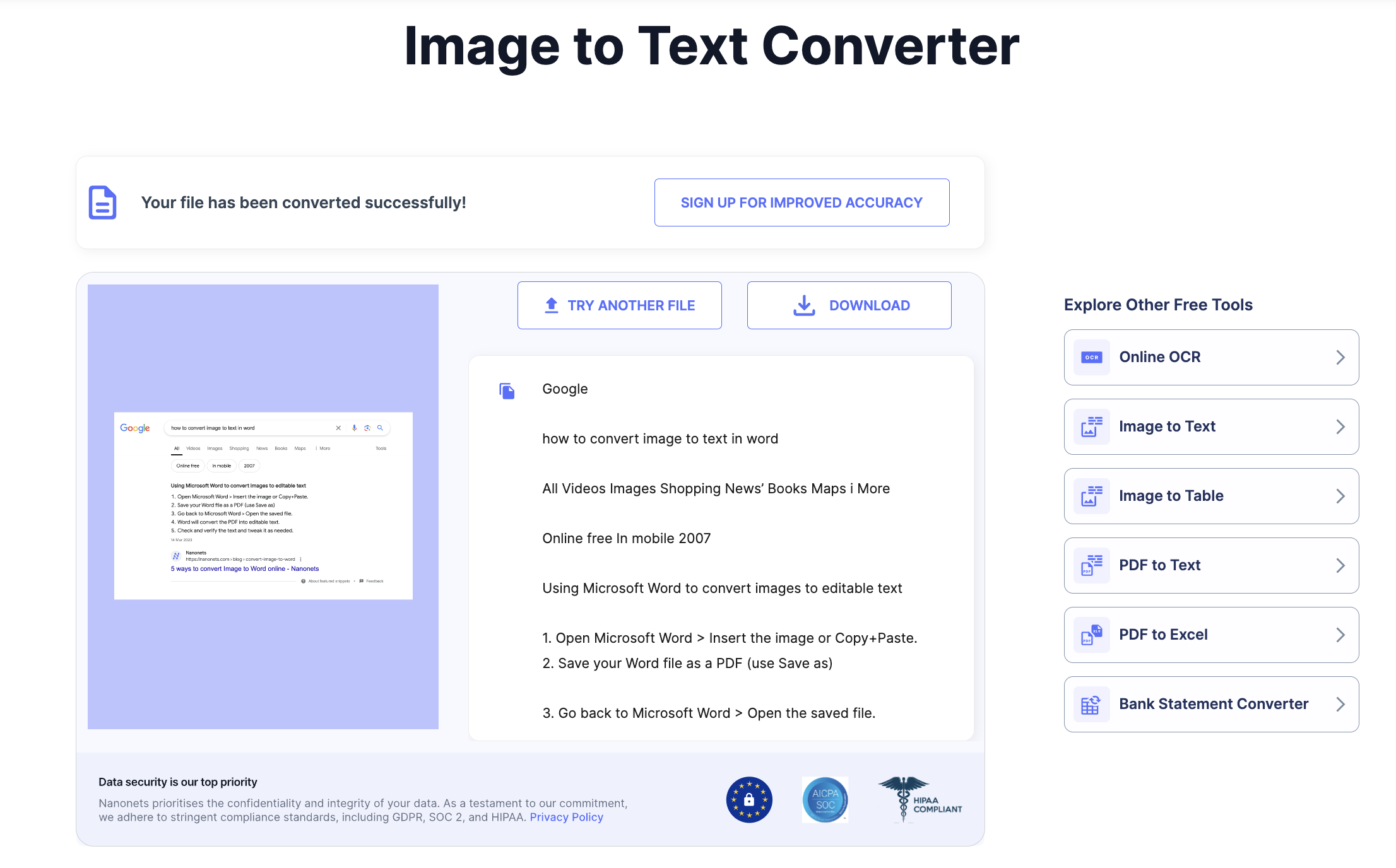 How to Convert Image to Text in Microsoft Word