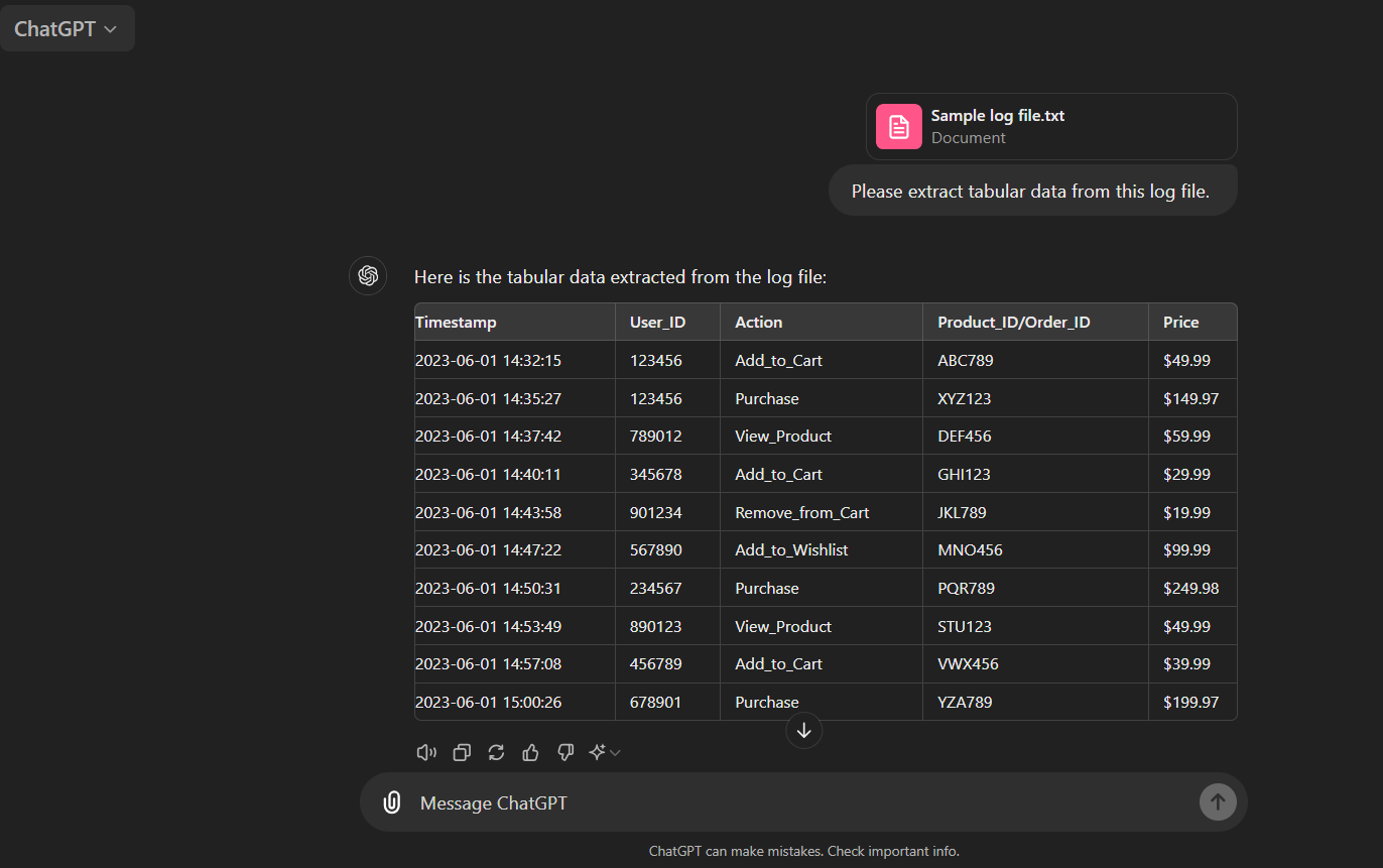 Here's how you can use ChatGPT to extract data from individual text files.