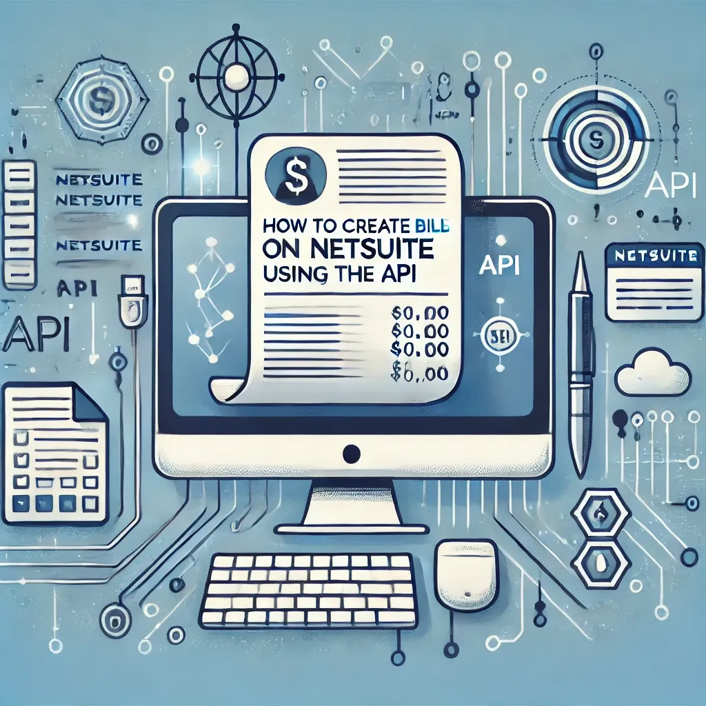 How To Create Vendor Bills on NetSuite using the API