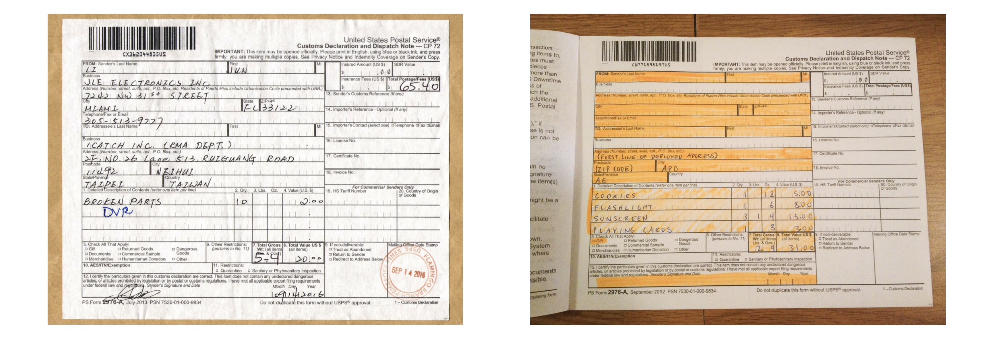 Variability in handwriting styles for similar documents