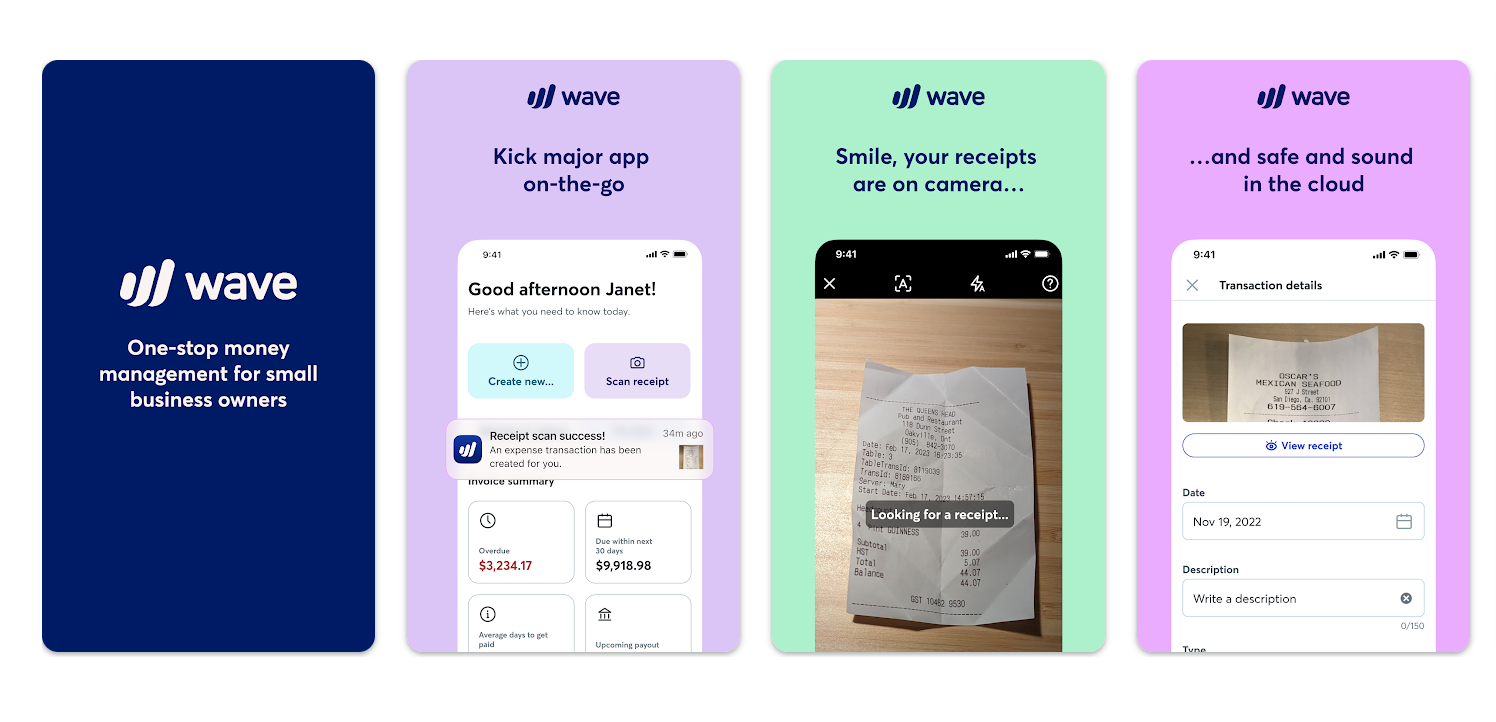 Wave Receipt Scanner App - Nanonets