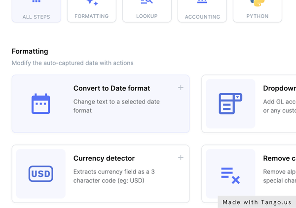 Handle multi-currency invoices, apply country-specific tax rules, and standardize date formats, streamlining global invoice processing.