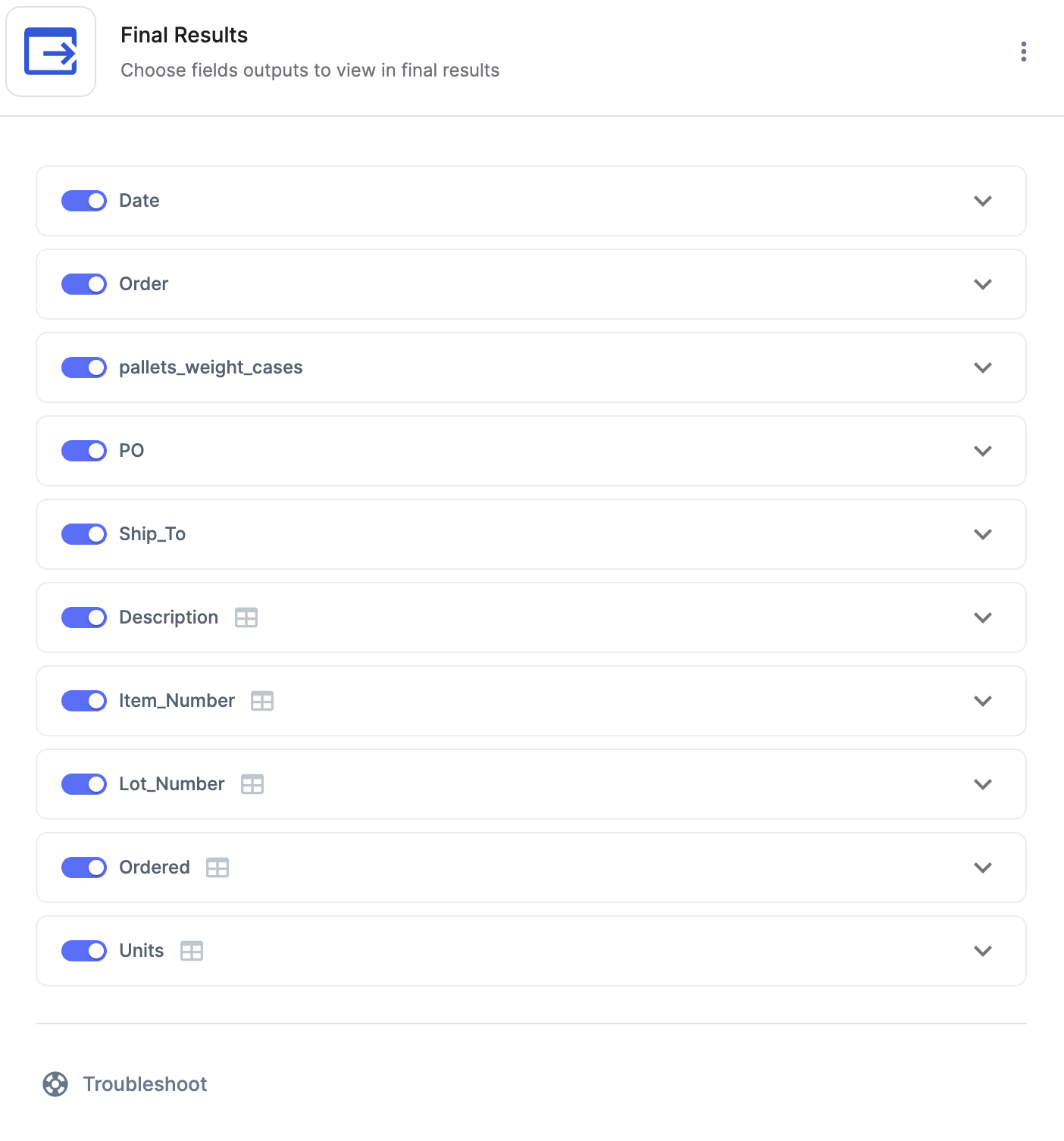 Adding and editing key invoice fields - Nanonets