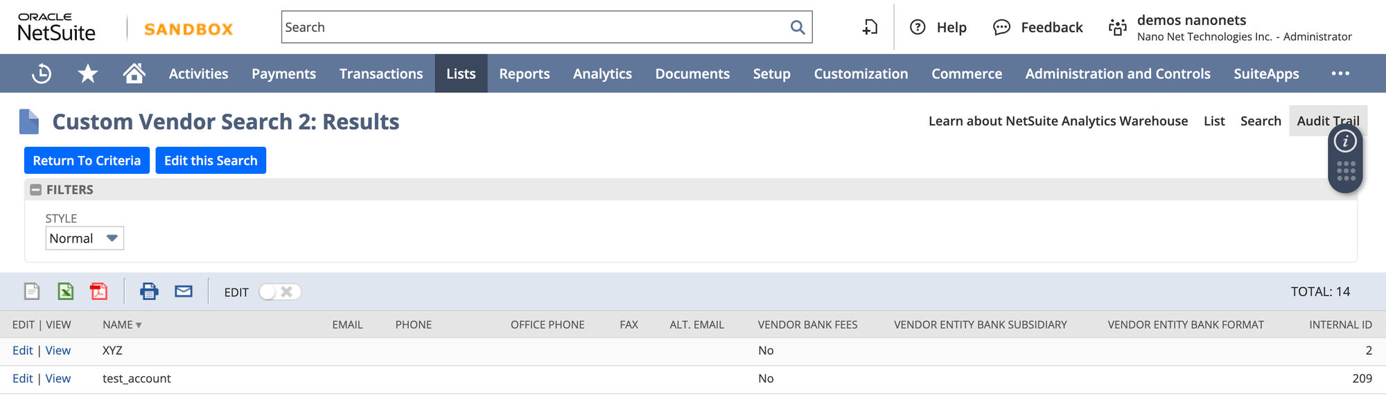 How To Create Vendor Bills on NetSuite using the API