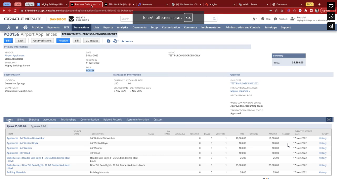 Seamlessly integrate Nanonets with your ERP systems like NetSuite to enable real-time data syncing, automated posting of approved invoices, and enhanced collaboration among AP team members.