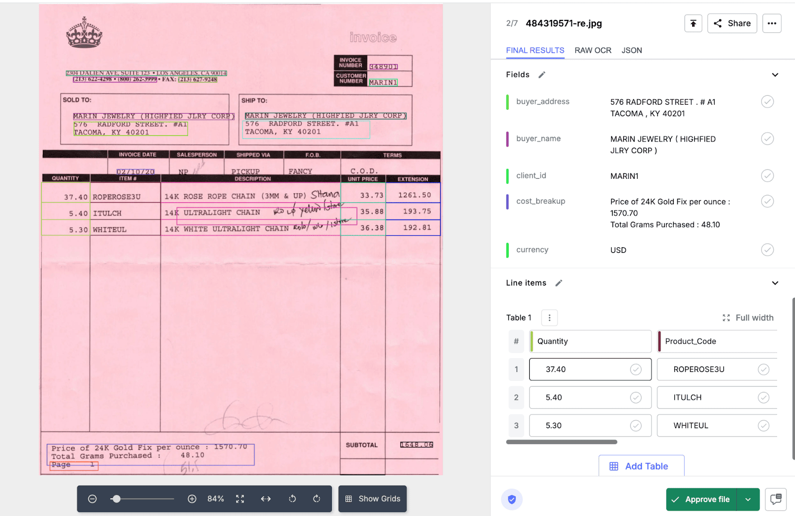 Nanonets AI OCR for Image to Word