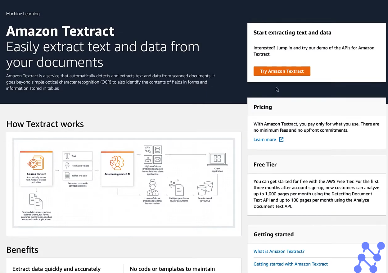 Top 9 Amazon Textract alternatives for data extraction