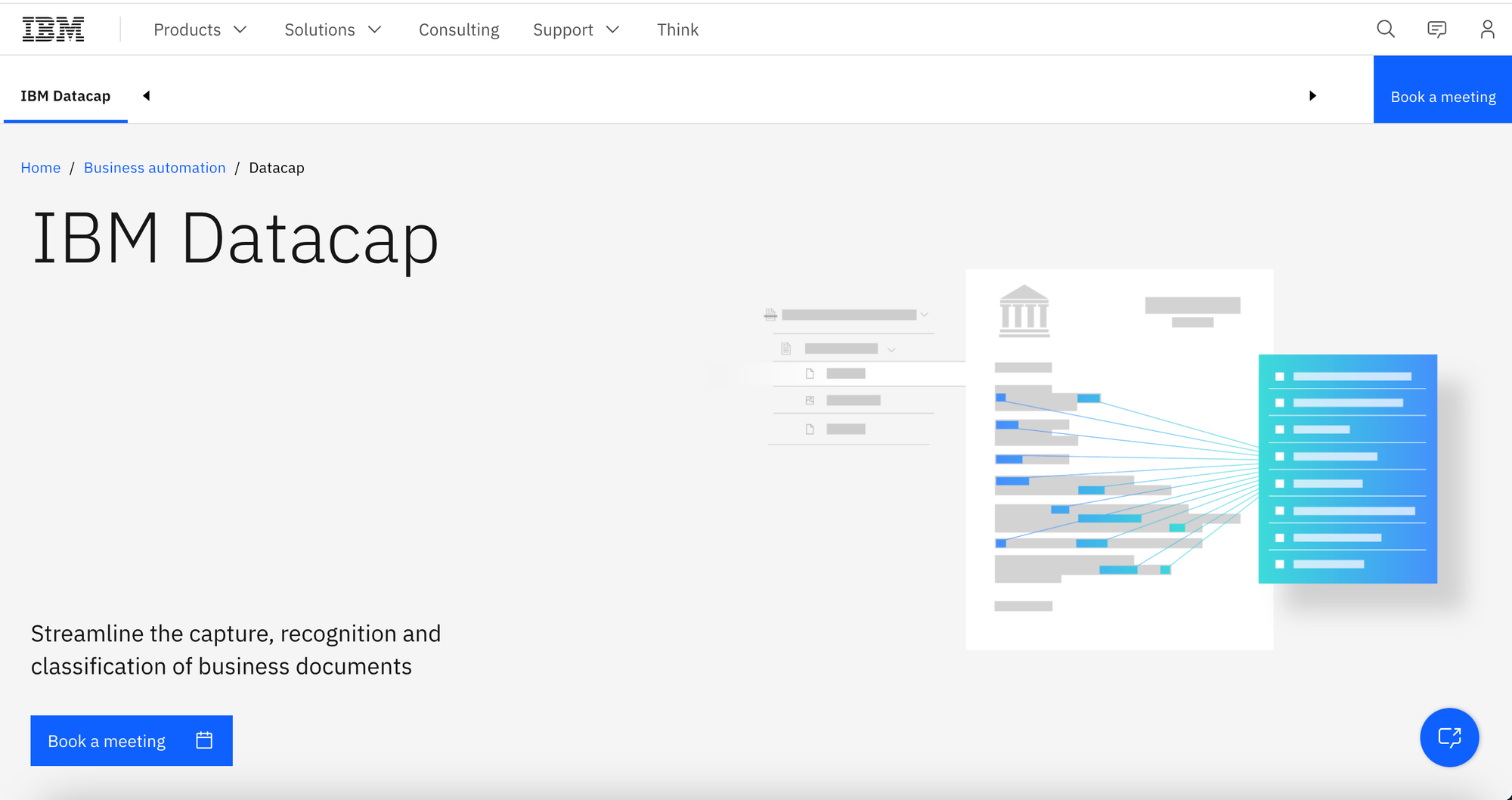 IBM Datacap document processing (IBM Datacap vs Super AI)