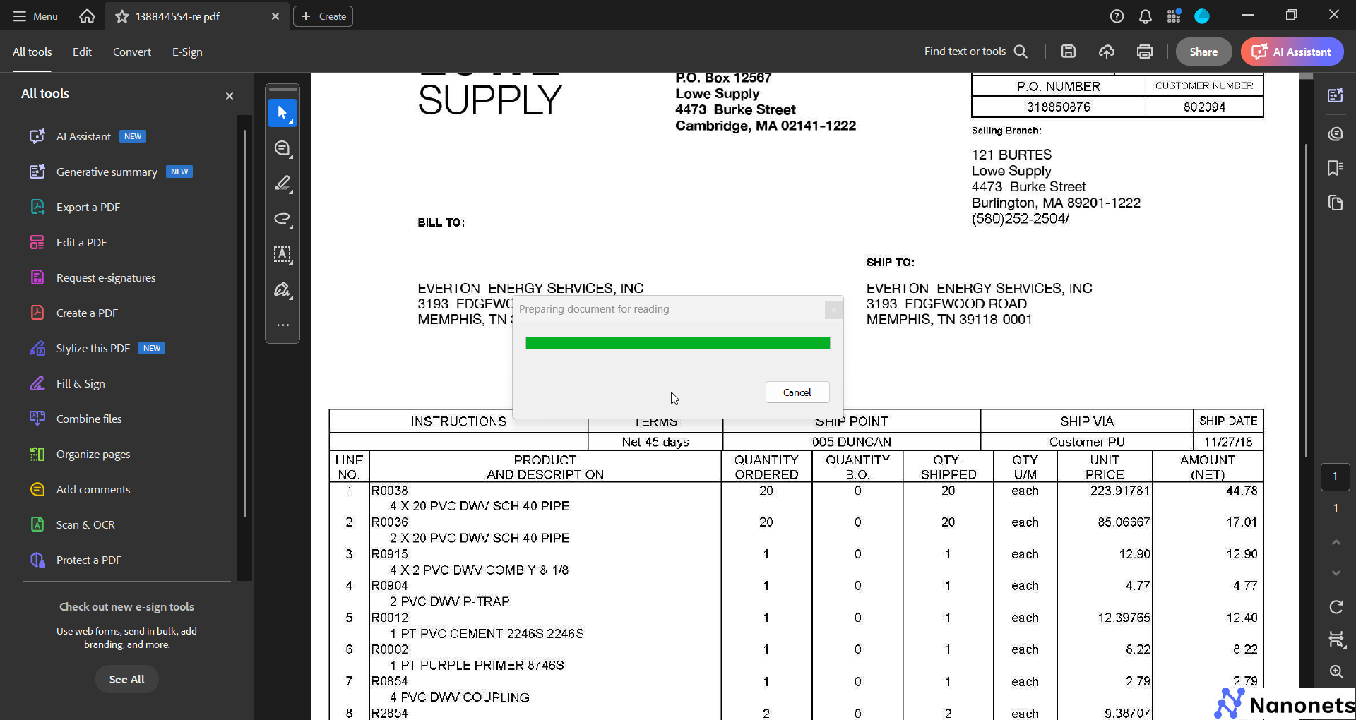 Adobe Acrobat PDF creation