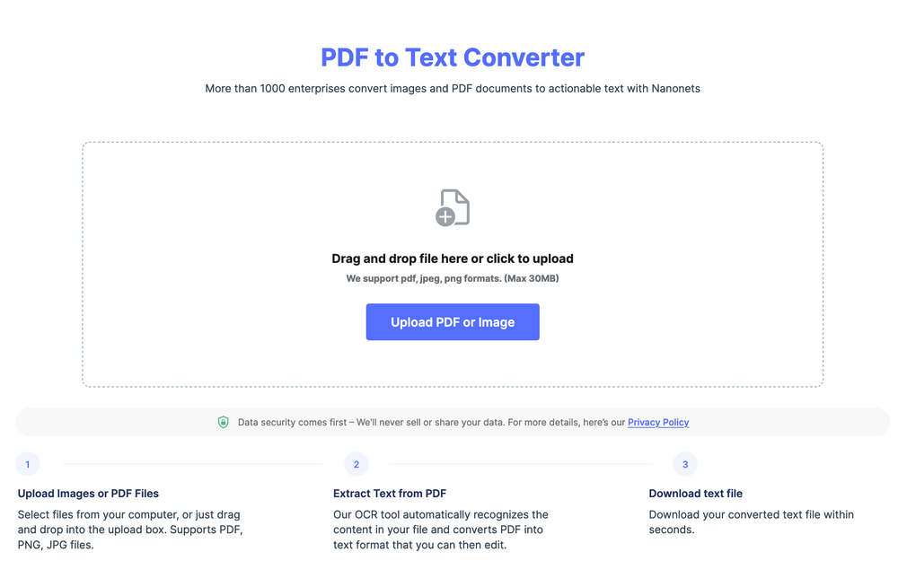 How To Convert PDF To DOCX For Free? | Nanonets PDF To Text