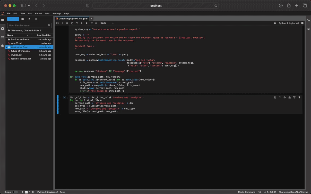 How to parse PDFs using ChatGPT and OpenAI API?