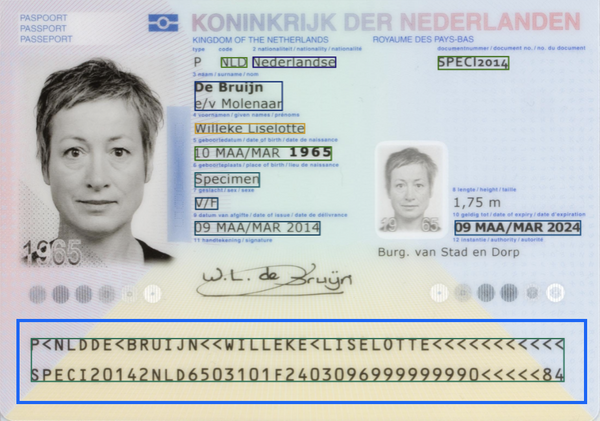 How do you scan passports and ID cards using OCR?