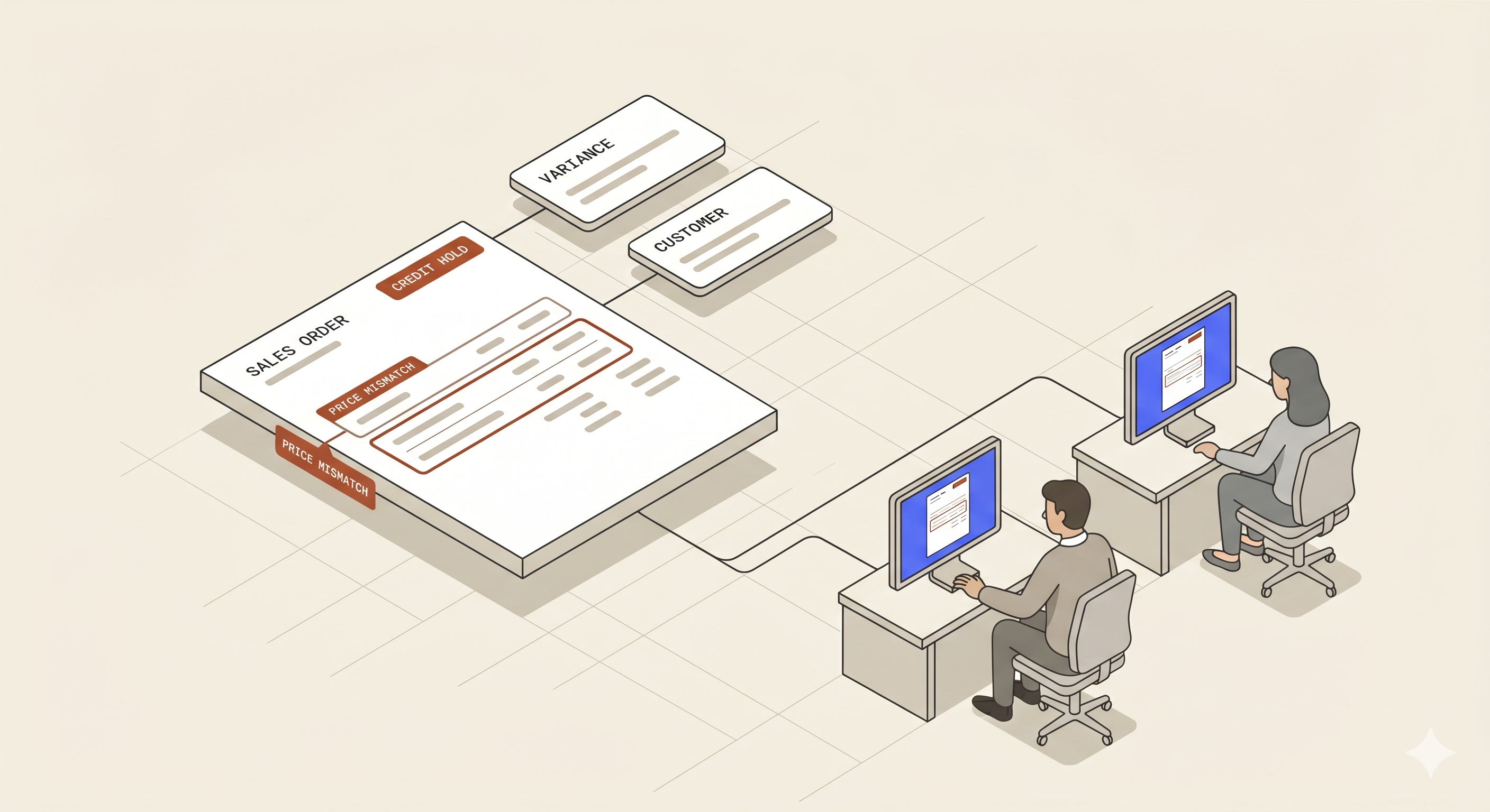 Exception routing
